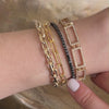 CHUBBY DIAMOND LINK BRACELET