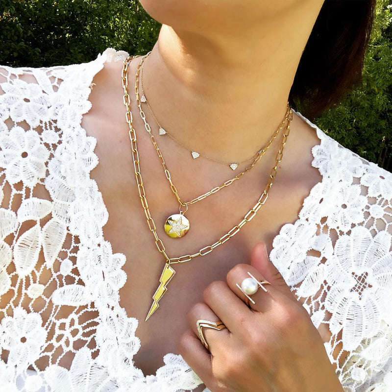 SINGLE CHEVRON DIAMOND RING - Bridget King Jewelry