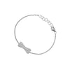 MINI DIAMOND DOG BONE BRACELET - Bridget King Jewelry