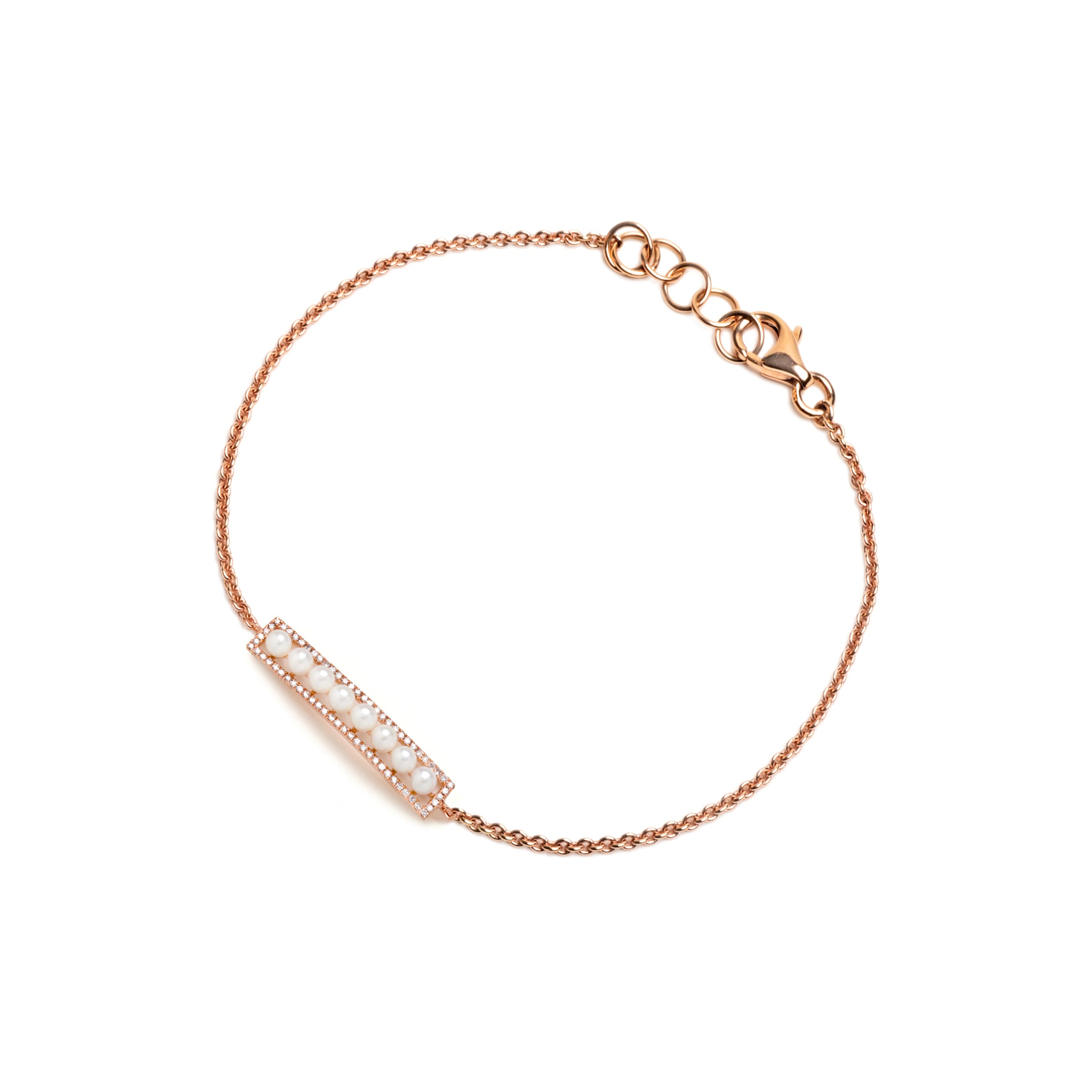 LONG PEARL BAR BRACELET - Bridget King Jewelry