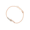 STAGGERED OPEN BAR DIAMOND BRACELET - Bridget King Jewelry