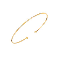 SINGLE ROW DIAMOND BANGLE - Bridget King Jewelry