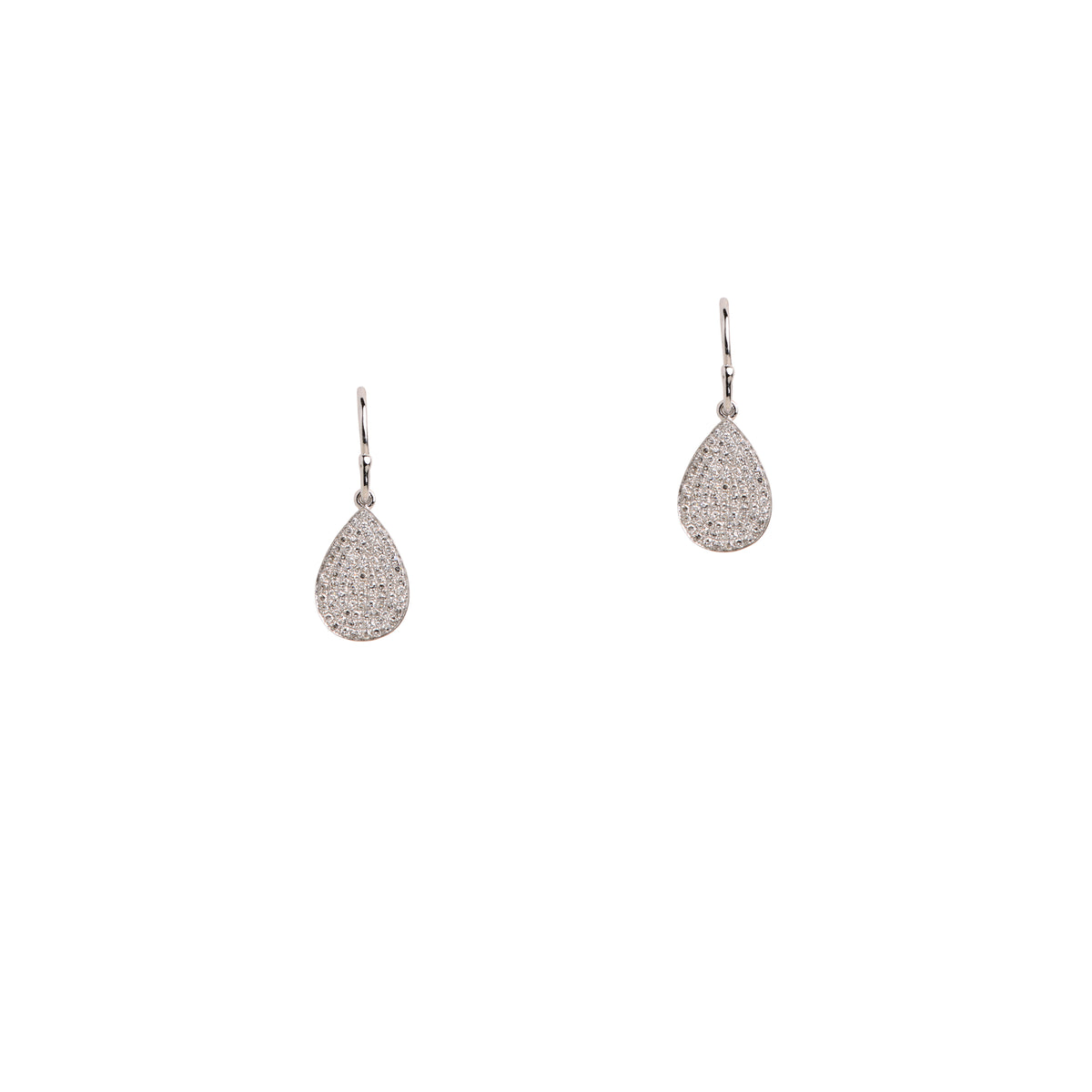 MINI PAVÉ DIAMOND TEARDROPS - Bridget King Jewelry