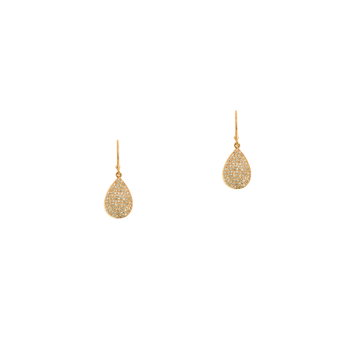 MINI PAVÉ DIAMOND TEARDROPS - Bridget King Jewelry