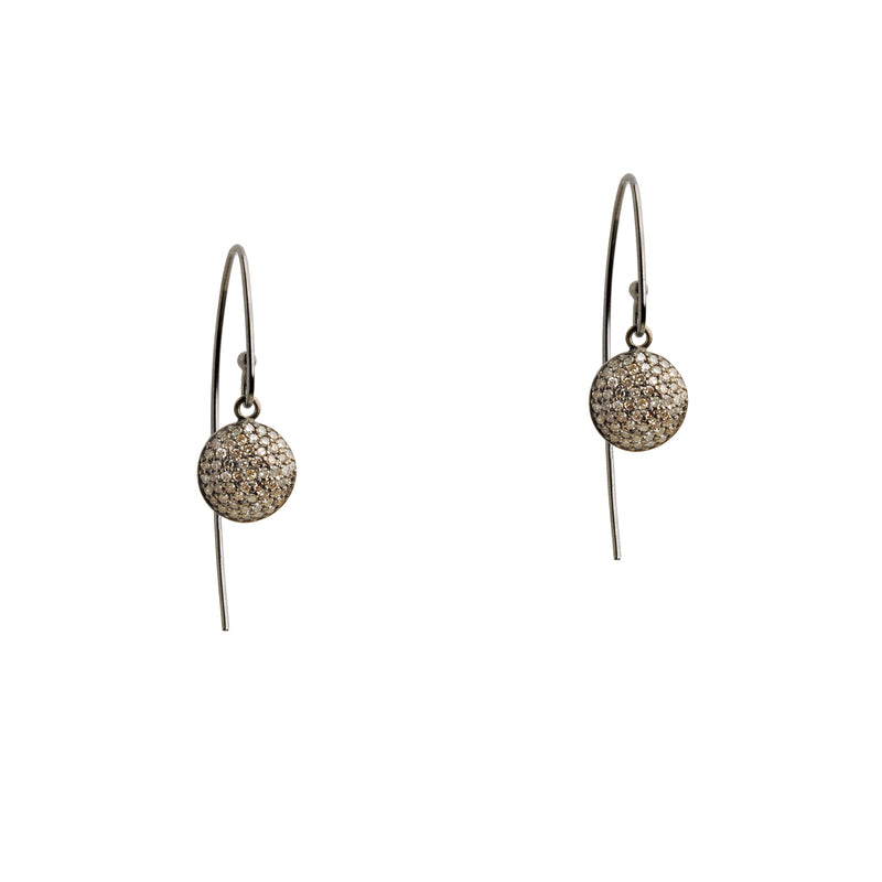 MINI DIAMOND DISC EARRINGS - Bridget King Jewelry