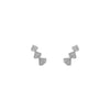 TRIPLE SHIELD STUDS - Bridget King Jewelry