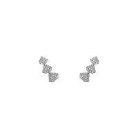 TRIPLE SHIELD STUDS - Bridget King Jewelry