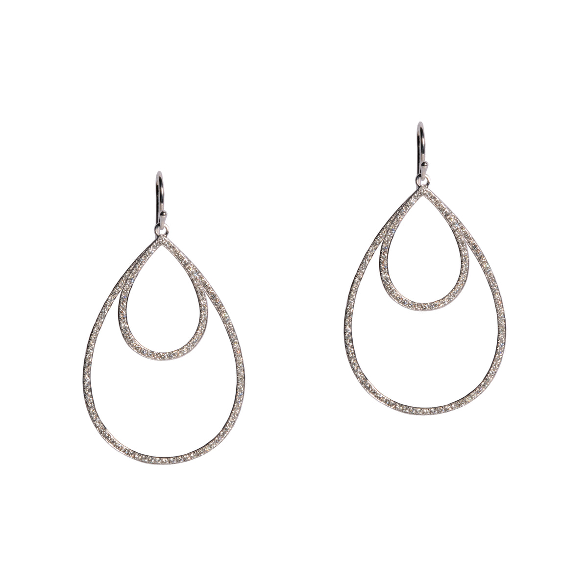 SMALL & MEDIUM DIAMOND TEARDROPS - Bridget King Jewelry