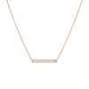 OPEN BAR DIAMOND NECKLACE - Bridget King Jewelry