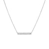 OPEN BAR DIAMOND NECKLACE - Bridget King Jewelry