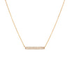 OPEN BAR DIAMOND NECKLACE - Bridget King Jewelry