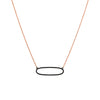 REVERSIBLE GREEN GARNET OVAL NECKLACE - Bridget King Jewelry