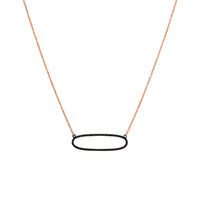 REVERSIBLE GREEN GARNET OVAL NECKLACE - Bridget King Jewelry