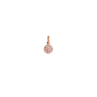 6MM ROUND PAVÉ DIAMOND PENDANT - Bridget King Jewelry