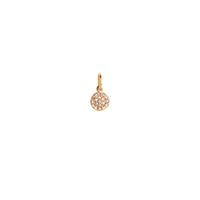 6MM ROUND PAVÉ DIAMOND PENDANT - Bridget King Jewelry