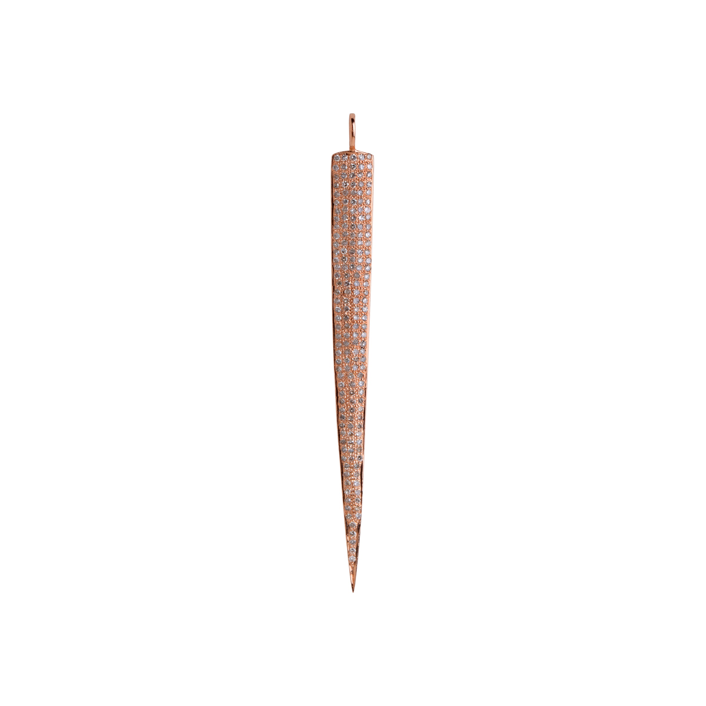 62MM LONG DIAMOND SPEAR PENDANTS - Bridget King Jewelry