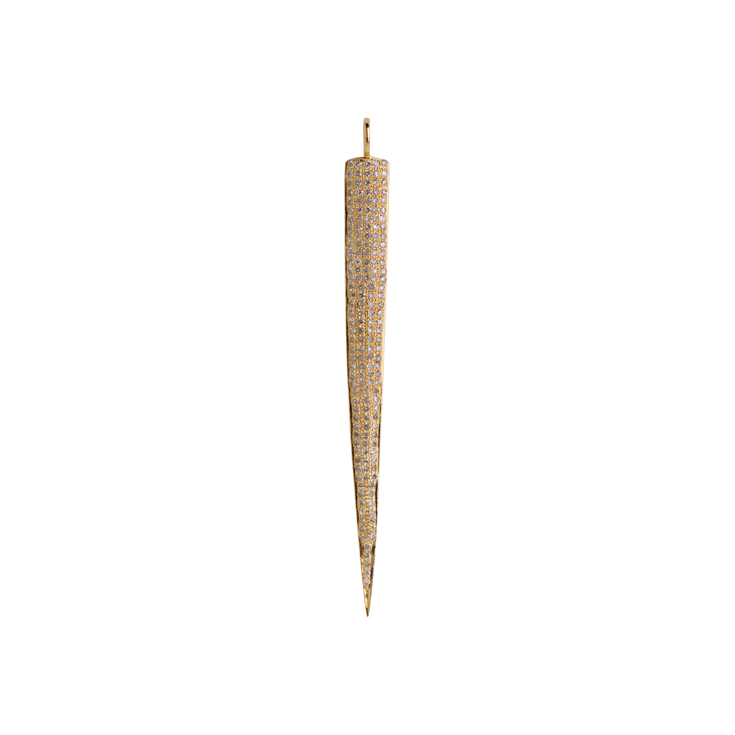 62MM LONG DIAMOND SPEAR PENDANTS - Bridget King Jewelry
