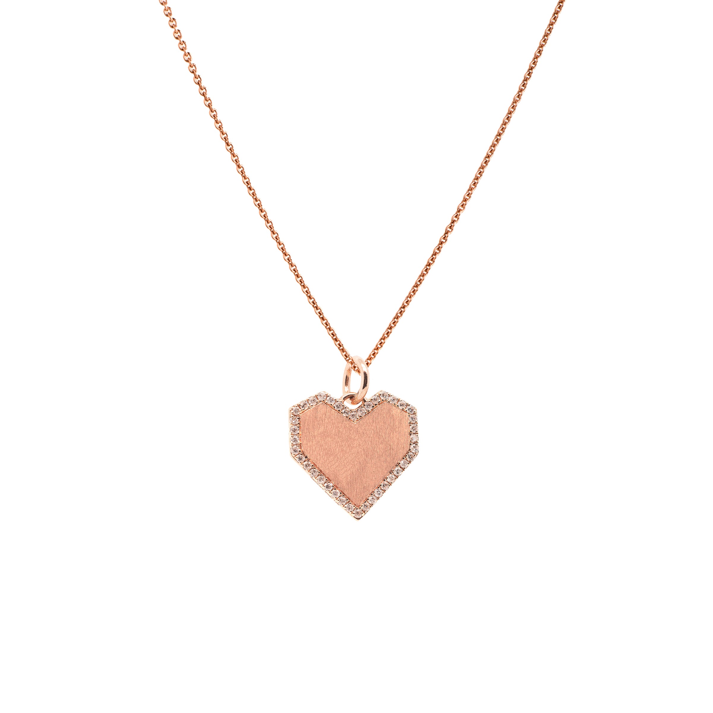 ANGULAR HEART PENDANT