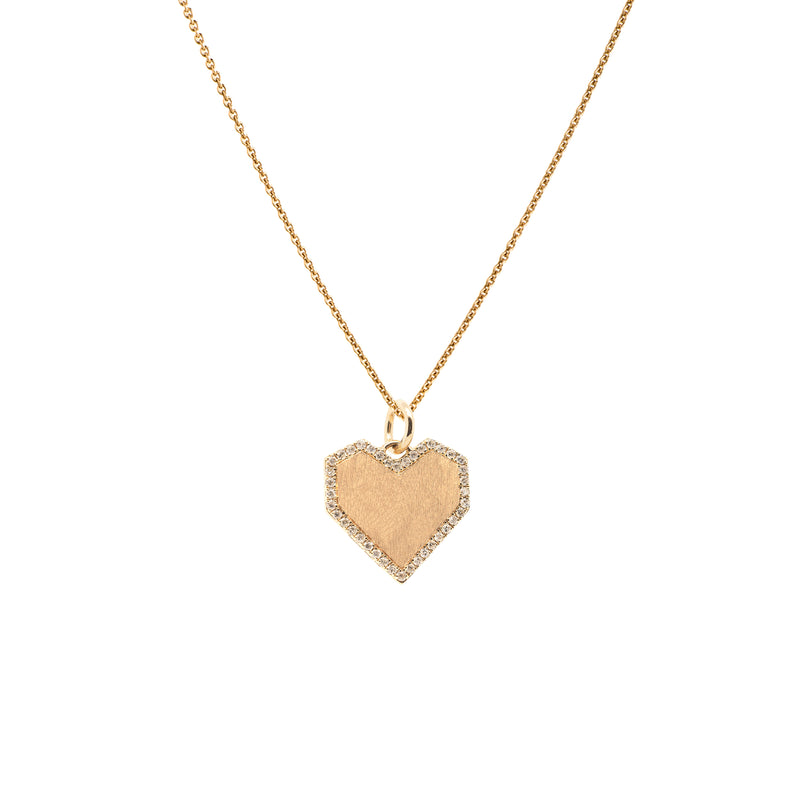 ANGULAR HEART PENDANT