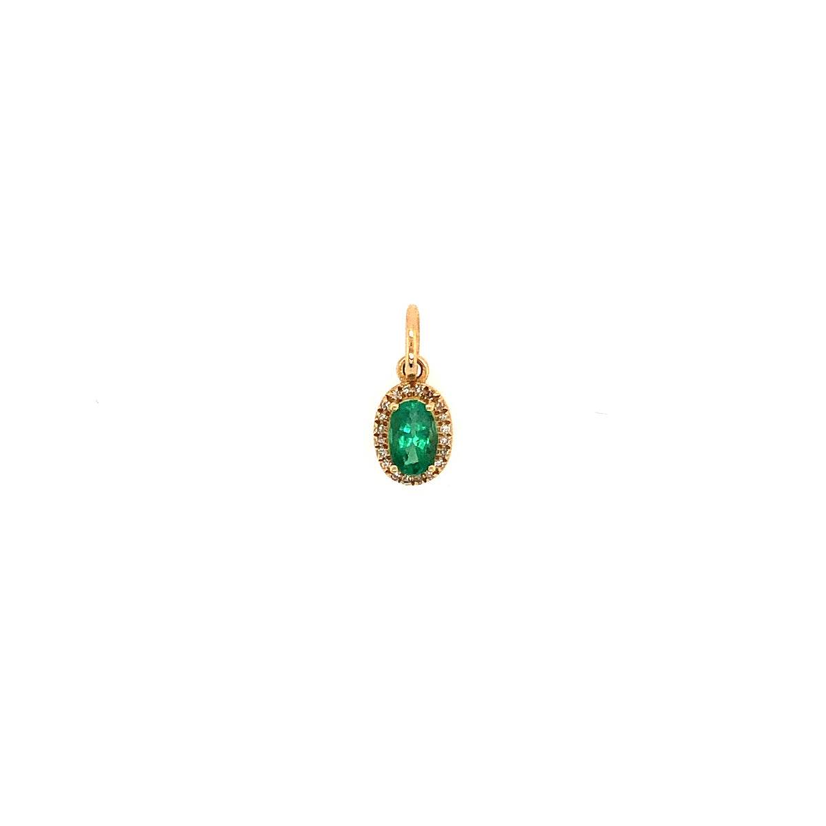 EMERALD OVAL PENDANT