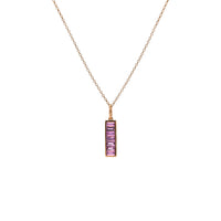 PINK SAPPHIRE SPARKLER PENDANT