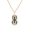 MALACHITE MOSAIC PENDANT