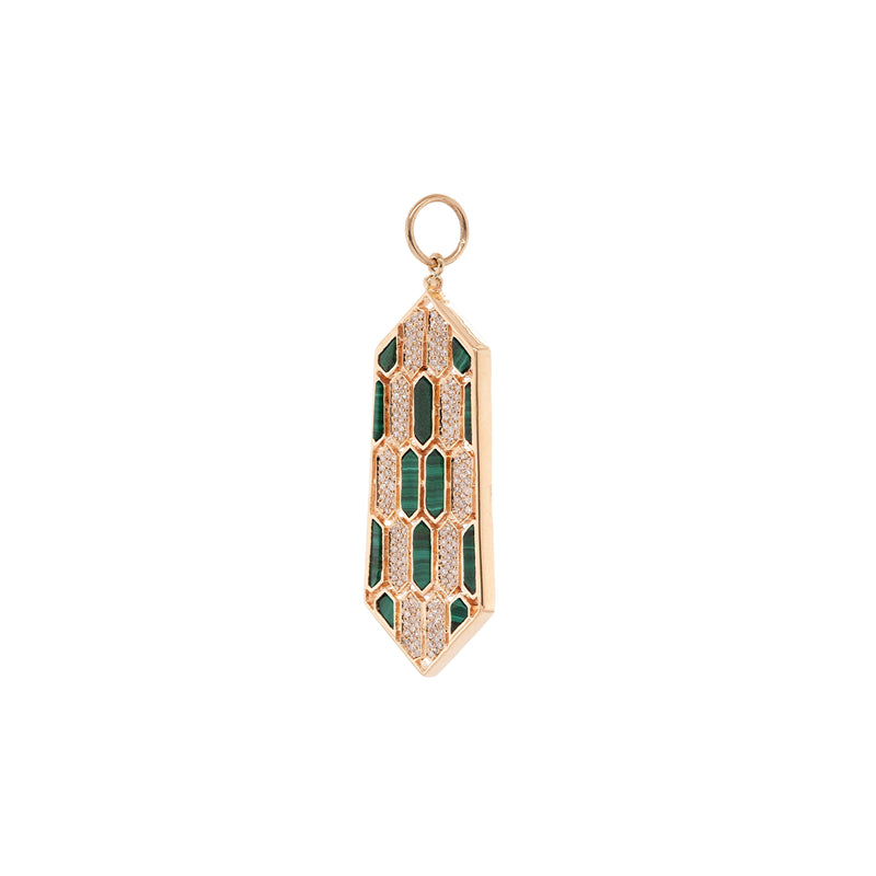 MALACHITE MOSAIC PENDANT