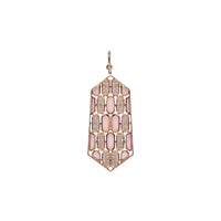 PINK OPAL MOSAIC PENDANT