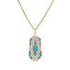 TURQUOISE MOSAIC PENDANT