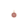 PINK SAPPHIRE OMBRÉ ROUND PENDANT