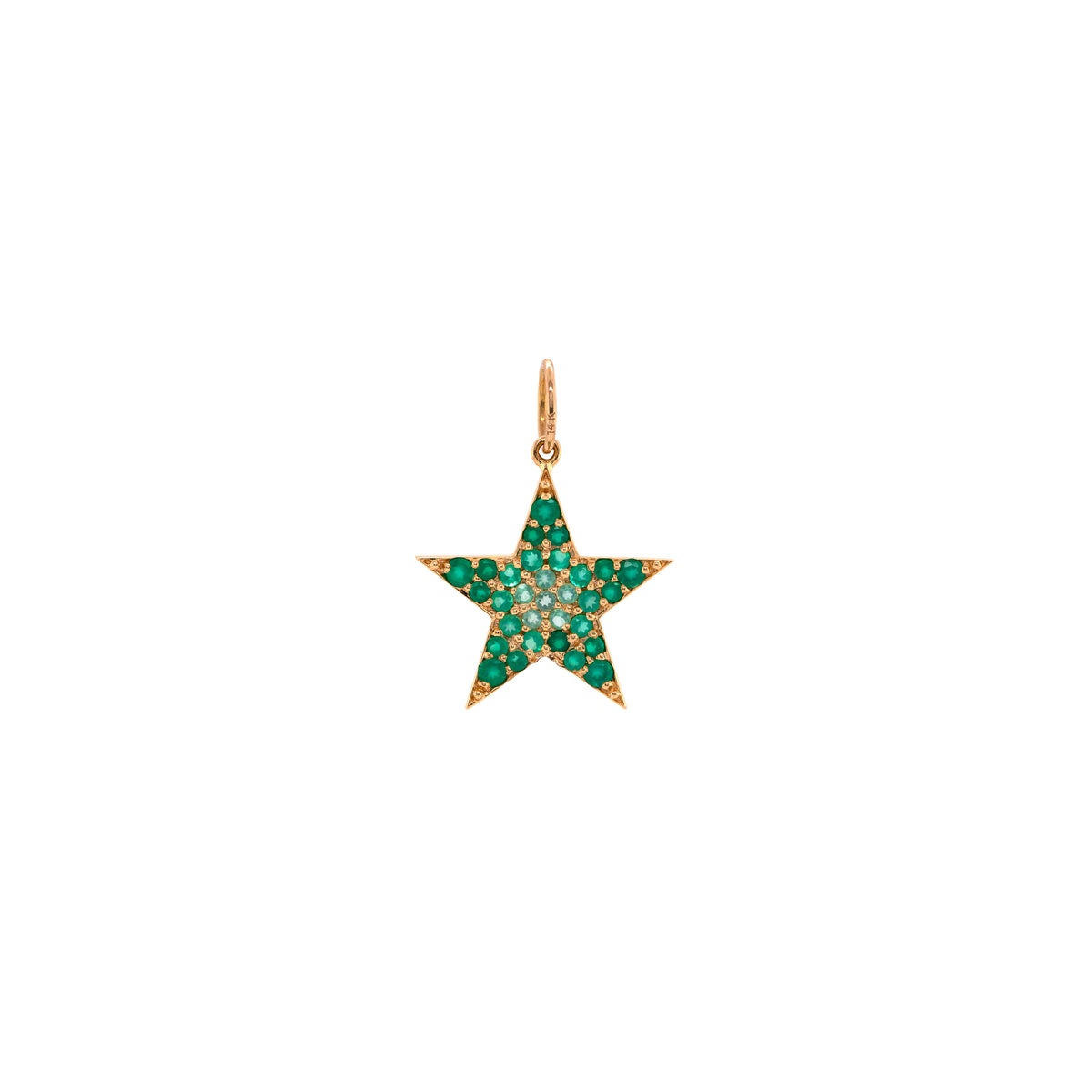 EMERALD OMBRÉ STAR PENDANT