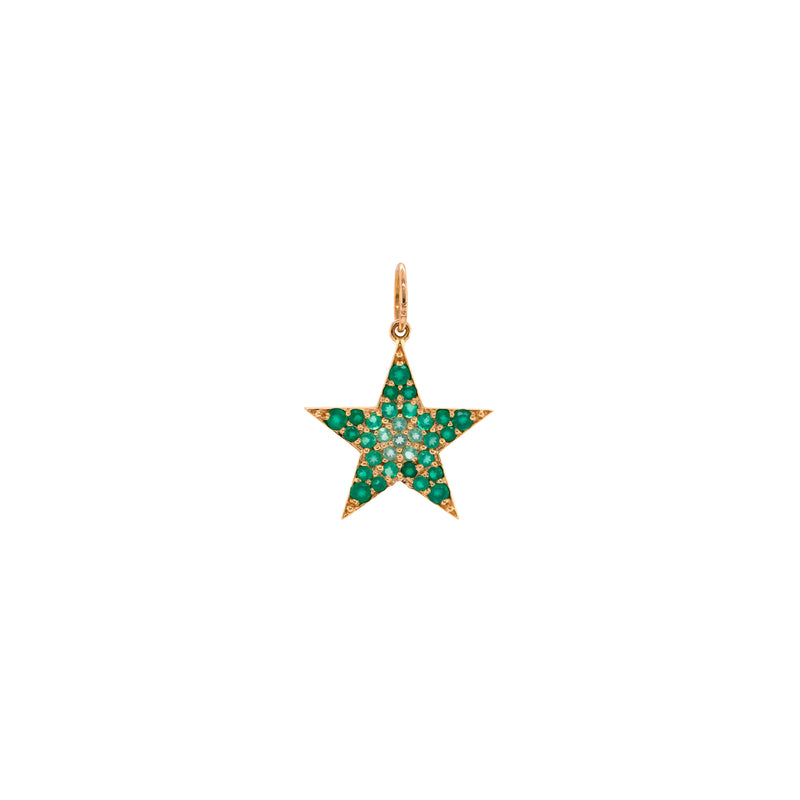 EMERALD OMBRÉ STAR PENDANT
