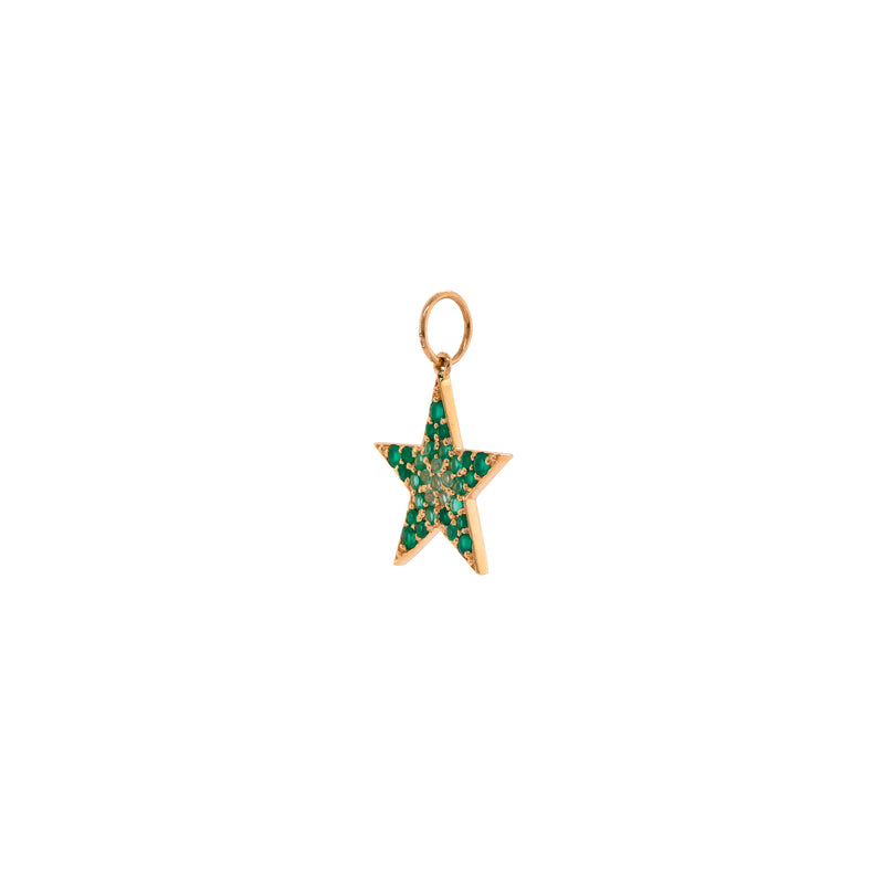EMERALD OMBRÉ STAR PENDANT