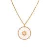 MOTHER-OF-PEARL HALO MEDALLION