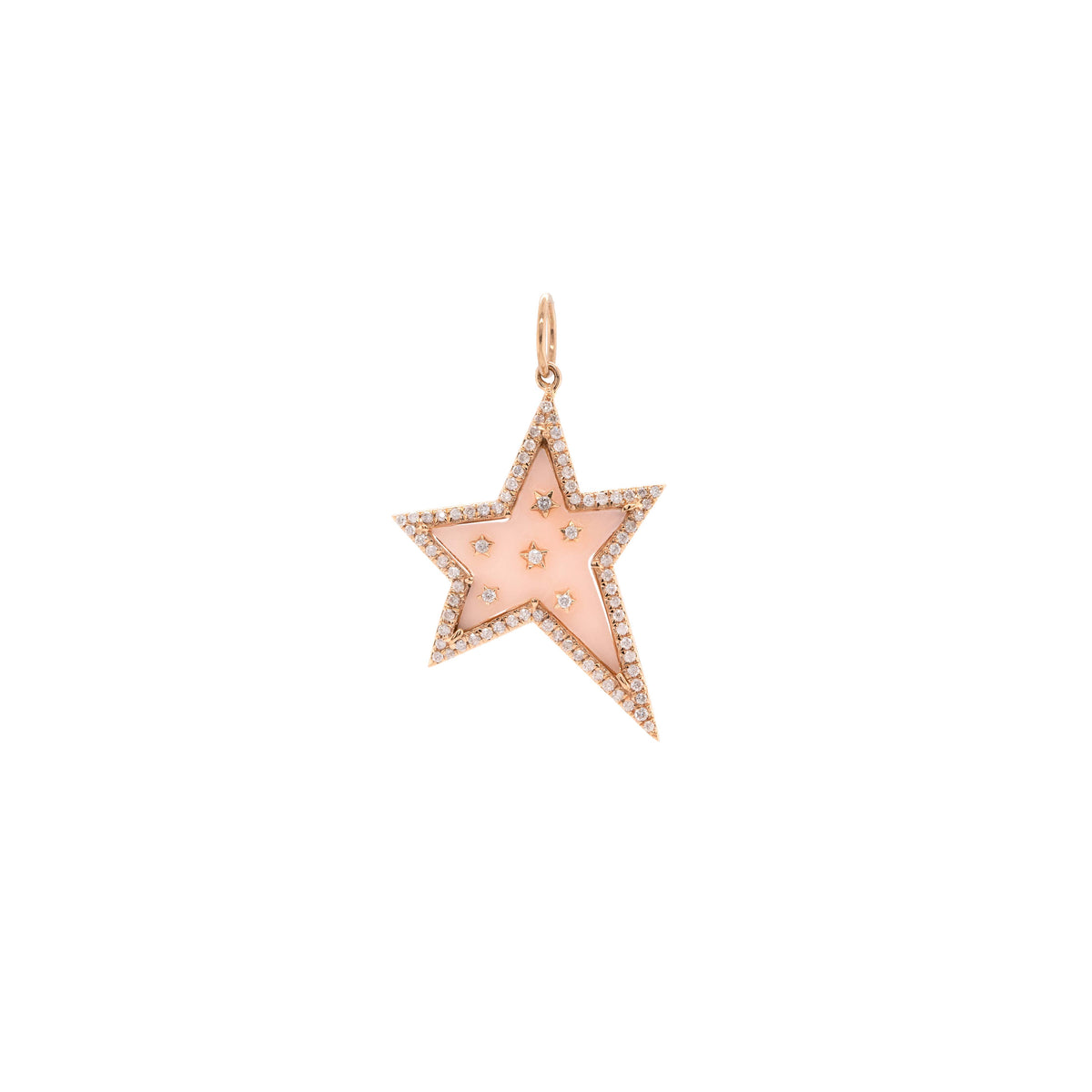 PINK OPAL SHOOTING STAR PENDANT