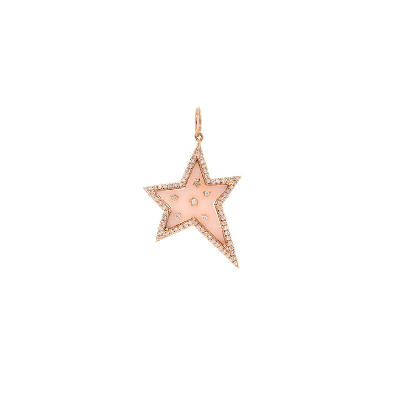 PINK OPAL SHOOTING STAR PENDANT