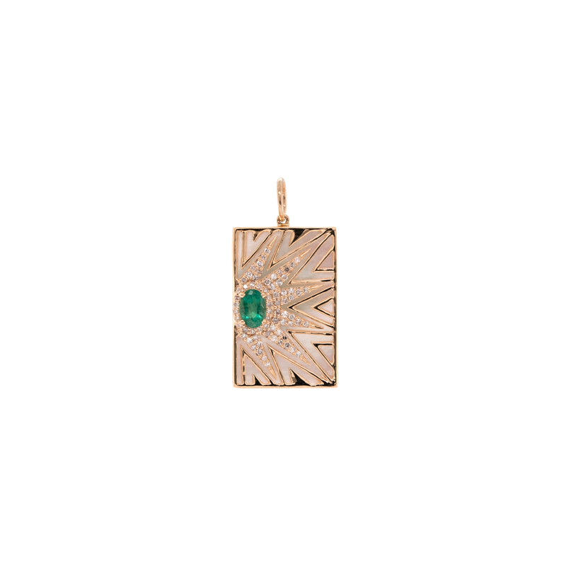 EMERALD HEAVENLY DOG TAG