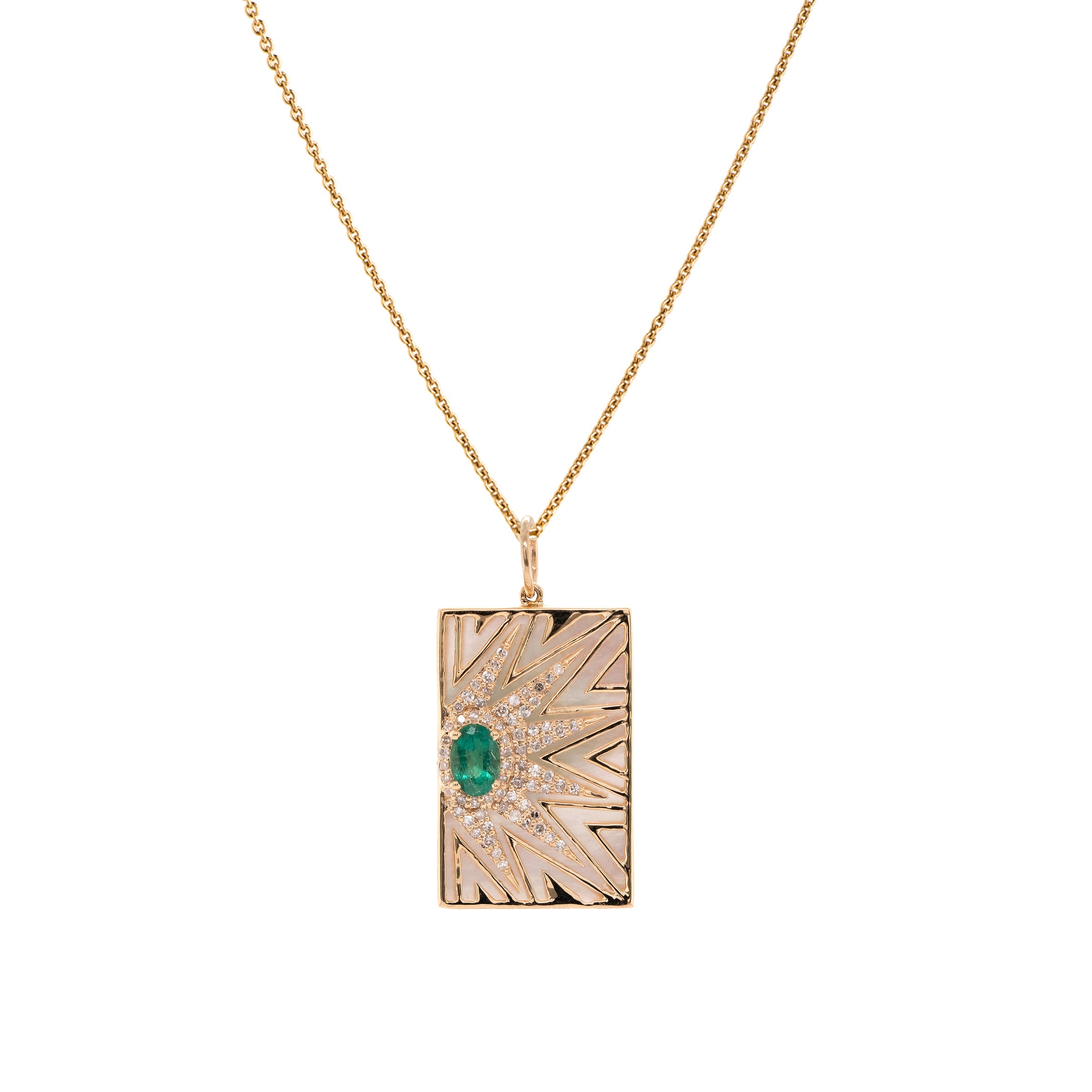 EMERALD HEAVENLY DOG TAG