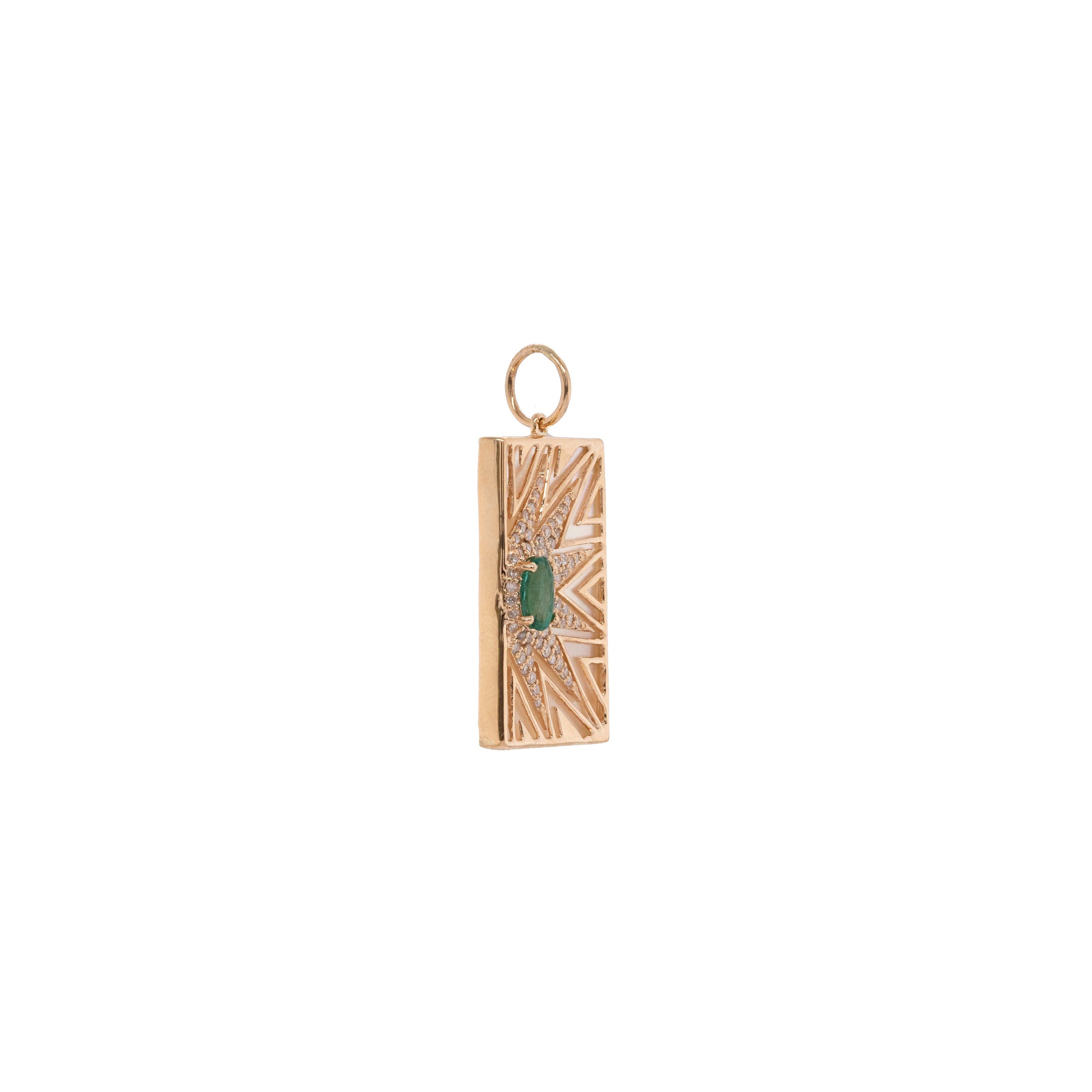 EMERALD HEAVENLY DOG TAG