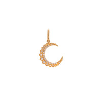 SMALL DIAMOND CRESCENT PENDANT