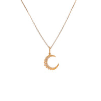 SMALL DIAMOND CRESCENT PENDANT