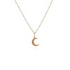 BABY DIAMOND CRESCENT PENDANT