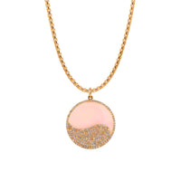 PINK OPAL BALANCE MEDALLION