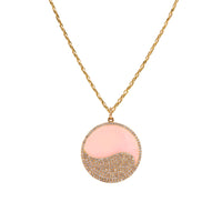 PINK OPAL BALANCE MEDALLION