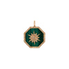 MALACHITE OCTAGON MEDALLION