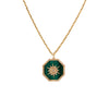 MALACHITE OCTAGON MEDALLION