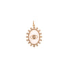 MOTHER-OF-PEARL DAZZLE EVIL EYE PENDANT