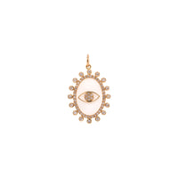 MOTHER-OF-PEARL DAZZLE EVIL EYE PENDANT