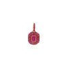 PINK SAPPHIRE CUSHION PENDANT