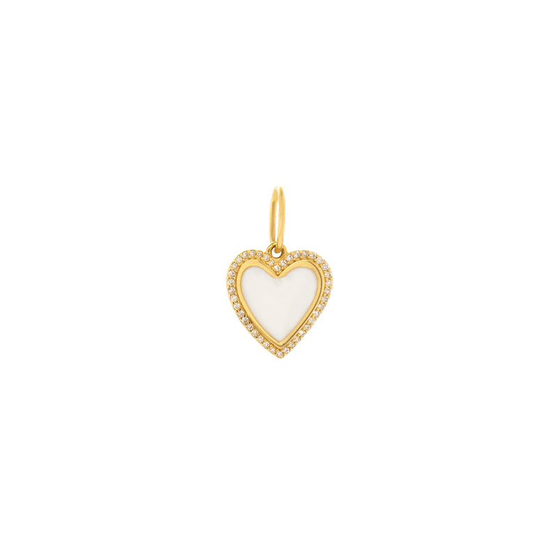 BABY ENAMEL HEART PENDANT